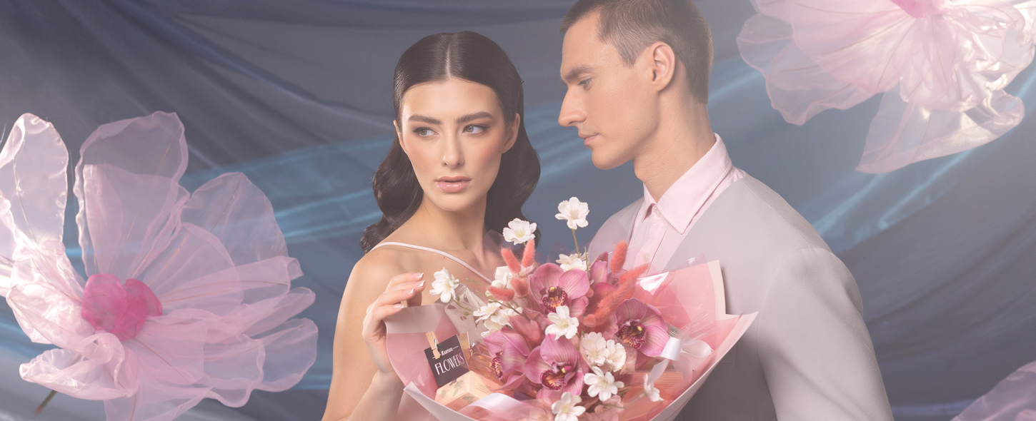 С живыми цветами